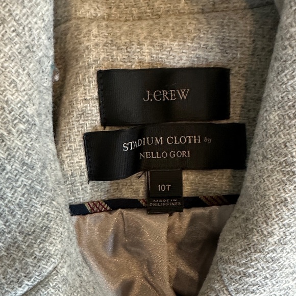 J. Crew Women's Pea Coat with Gold Buttons - Picture 2 of 4